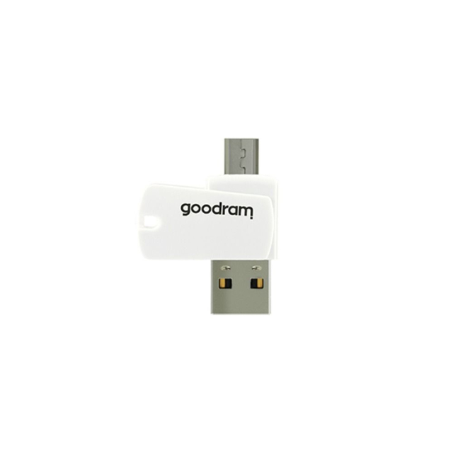 Čtečka karet GOODRAM USB A + Micro USB ALL IN ONE M1A4 + paměťová karta micro SD 64 GB s adaptérem SD