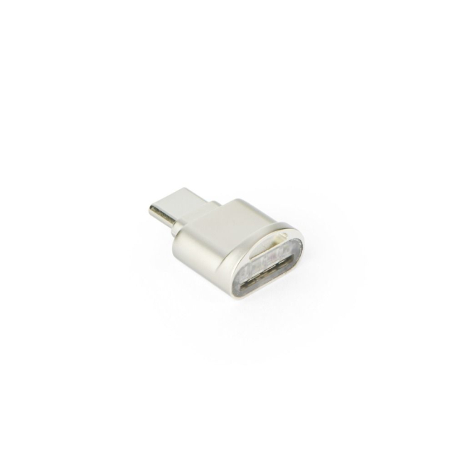 Čtečka karet MicroSD pro typ C, stříbrná