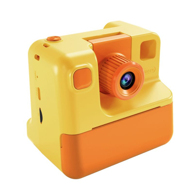 Dětský digitální fotoaparát Picocici s tiskárnou WS-C03, žlutý