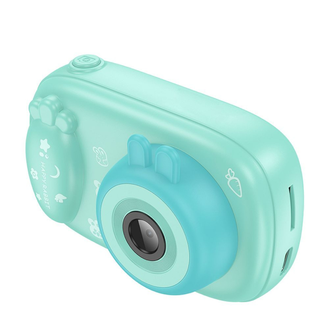 Digitální dětský fotoaparát s funkcí selfie Hoco 1 MP, 2,0", HD Ready, model DV205, modrý