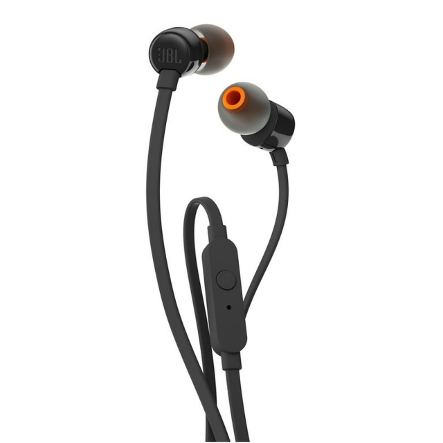 Drátová sluchátka s konektorem 3,5 mm JBL T110, černá