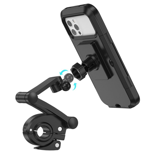 Držák na telefon pro kolo / motocykl Hoco CA101, černý