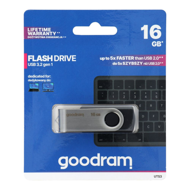 Flash disk GOODRAM UTS3 16 GB s rozhraním USB 3.2