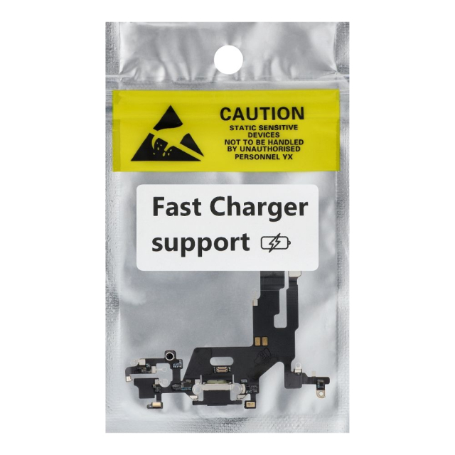 Flexibilní USB nabíjecí kabel pro iPhone 11, černý (použitý)
