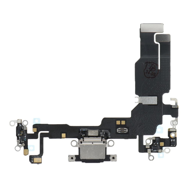 Flexibilní USB nabíjecí kabel pro iPhone 15, černý, OEM