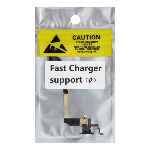 Flexibilní USB nabíjecí kabel pro iPhone X, černý (použitý)