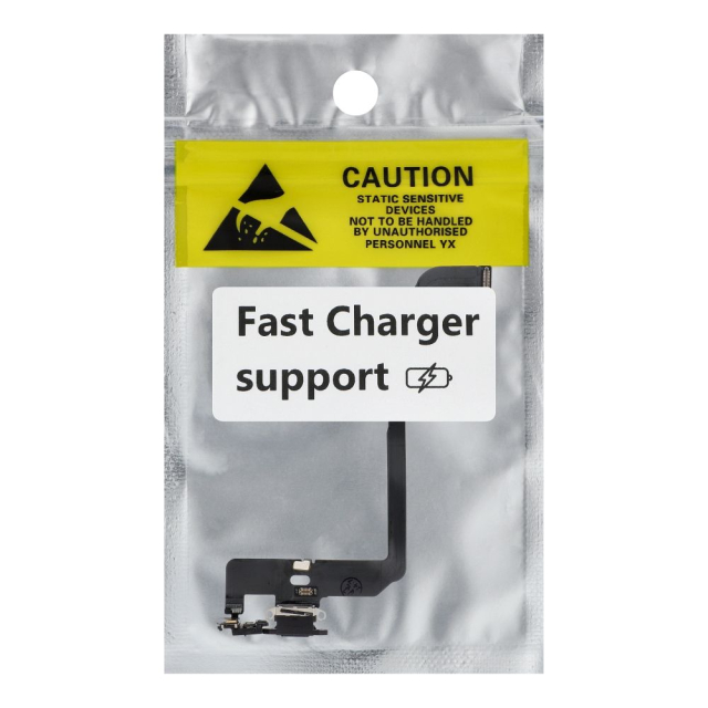 Flexibilní USB nabíjecí kabel pro iPhone XS, černý (použitý)