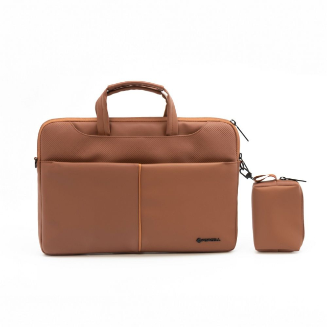 FORCELL F-PROTECT URBAN STYLE Taška na notebook 15,6", hnědá