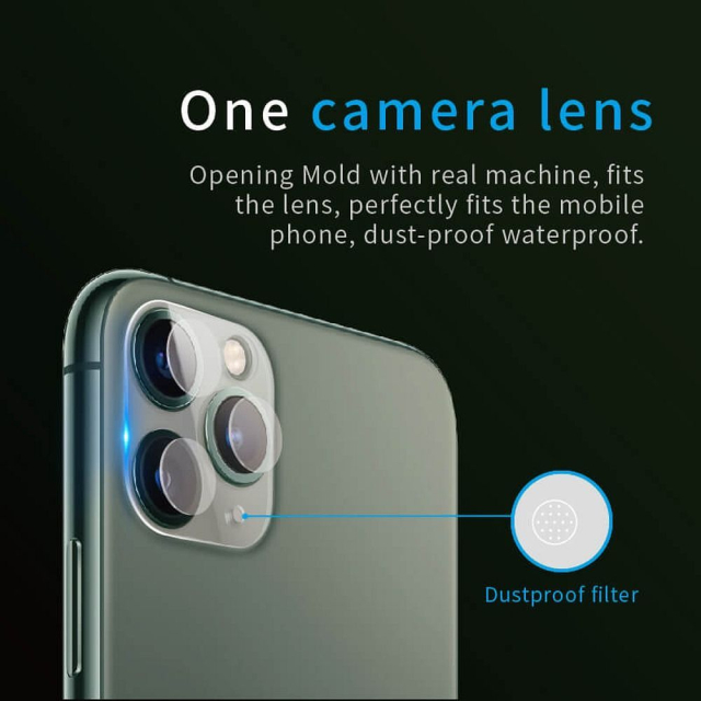 Hybridní skleněný objektiv pro iPhone 15 PRO / 15 PRO MAX – Bestsuit Flexible
