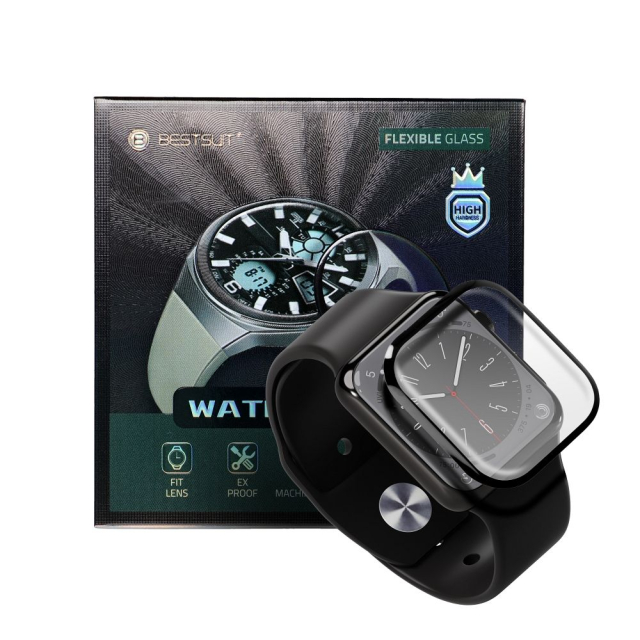 Hybridní sklo pro Apple Watch série 8/9 – 41 mm, Bestsuit Flexible