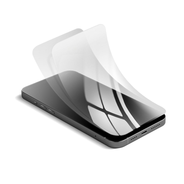 Hybridní sklo pro iPhone 17 PRO / 18 PRO Forcell Flexible 5D, černé