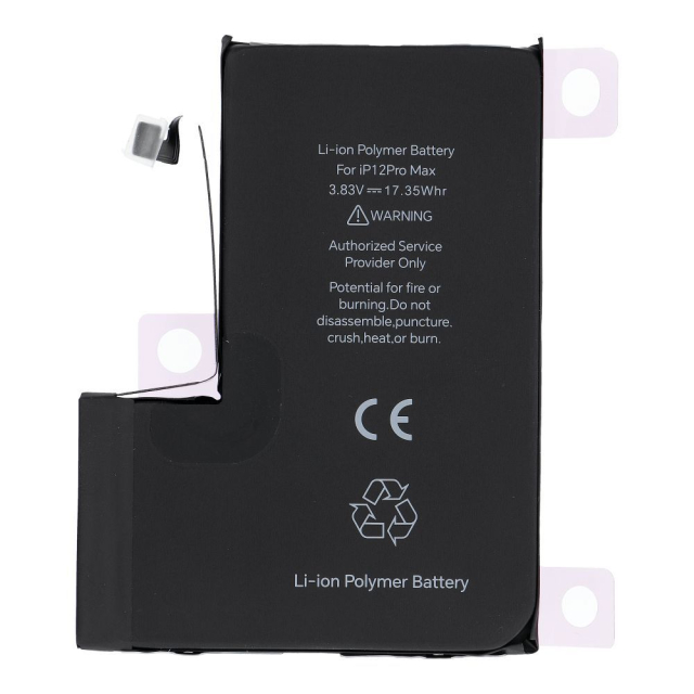 JCID – testovaná (použitá) baterie pro iPhone 12 Pro Max, 4530 mAh (vysoká kapacita)