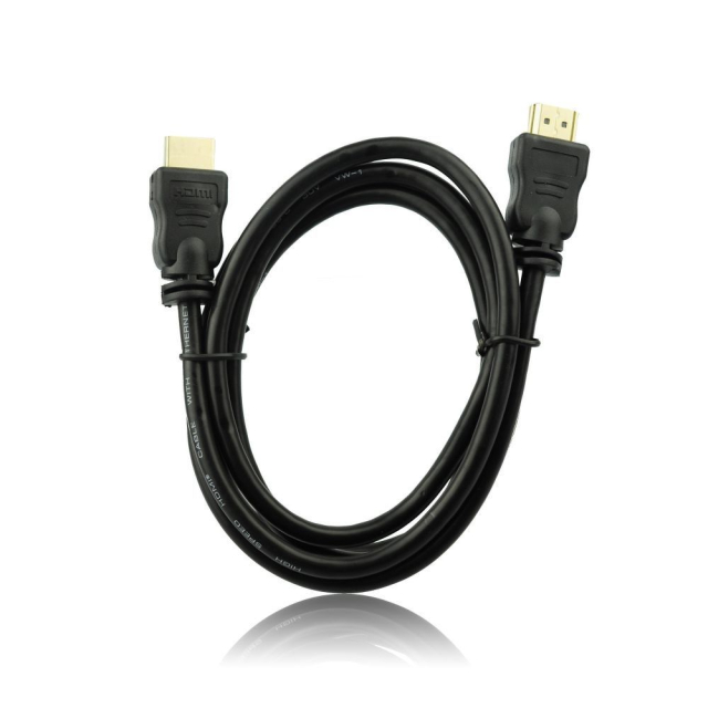 Kabel HDMI–HDMI 4K, verze 1.4, AL-OEM-44, 1,5 m, černý