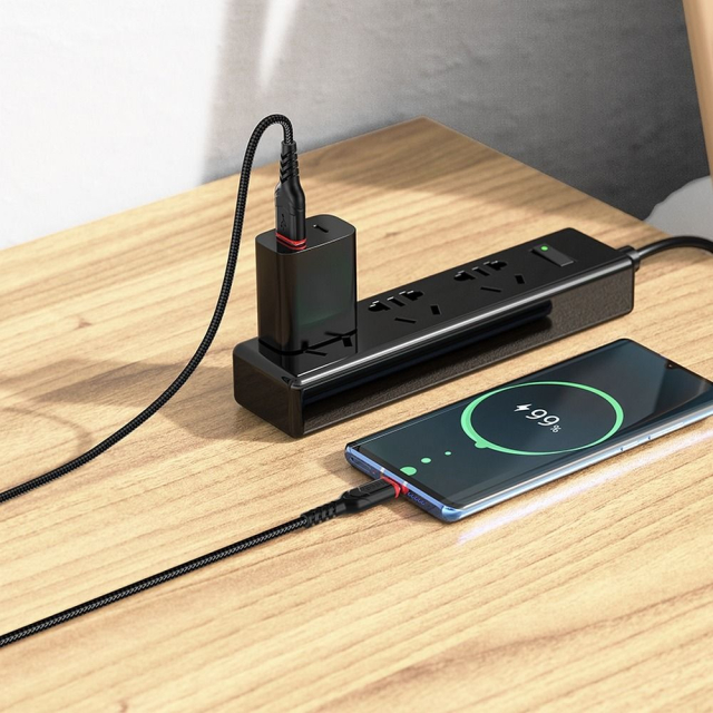 Kabel Hoco USB A na USB C, QC 3A, 1 m, X59 černý