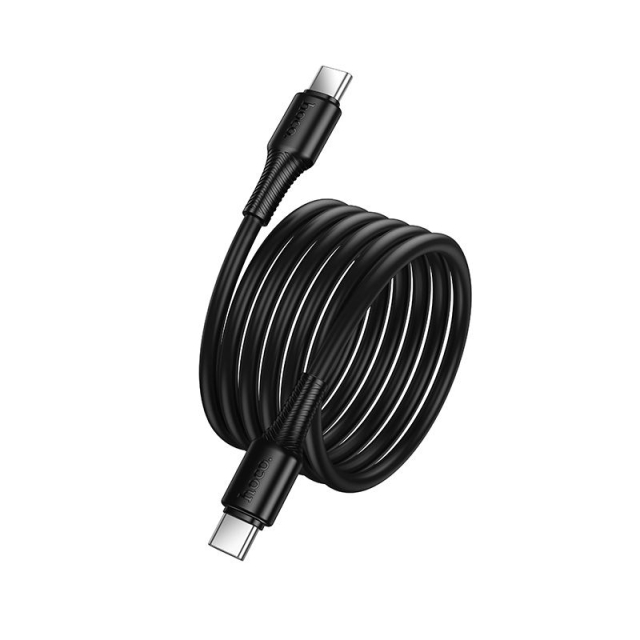 Kabel Hoco USB-C na USB-C, 3 A, 60 W, 1 m, X120, černý