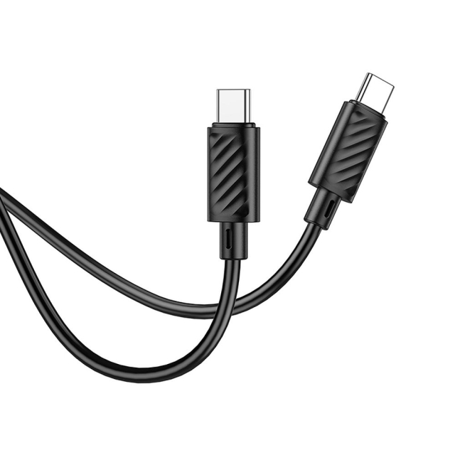 Kabel Hoco USB-C na USB-C, 3 A, 60 W, 1 m, X88, černý