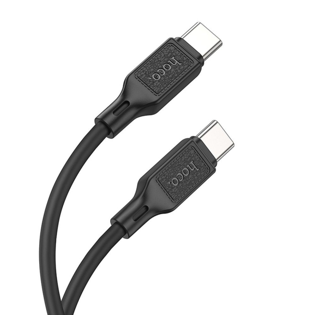 Kabel Hoco USB-C na USB-C, 3 A, 60 W, 1 m, X90, černý
