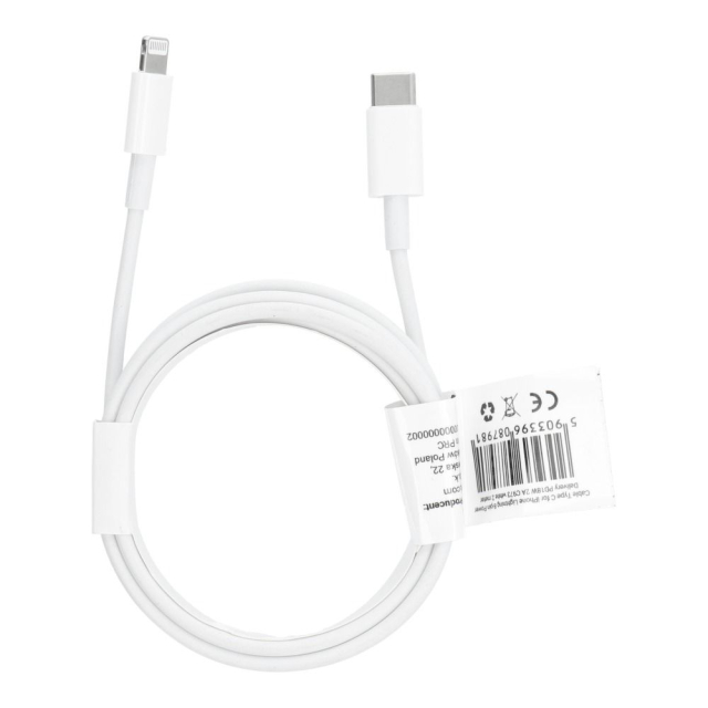 Kabel typu C na Lightning PD 2 A, 18 W, C973, 2 m, bílý
