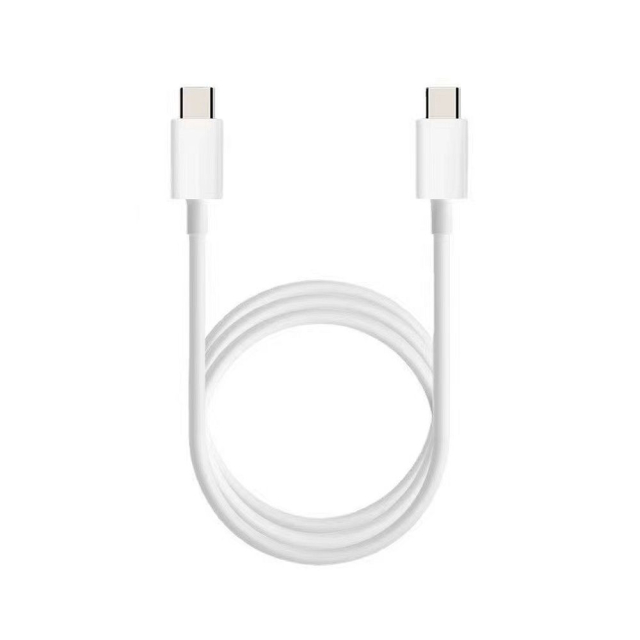 Kabel typu C na typ C PD 40 W HD23, 1 m, bílý