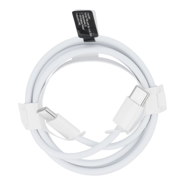 Kabel typu C na typ C, PD, QC 3.0, 3 A, 30 W, HD26 BOX, 1 m, bílý