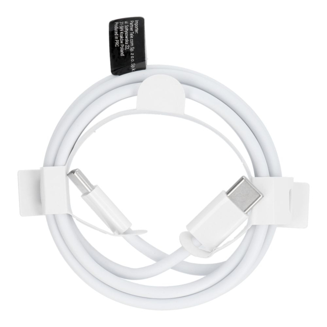 Kabel typu C na typ C, PD, QC3.0, 3 A, 30 W, HD26, 1 m, bílý
