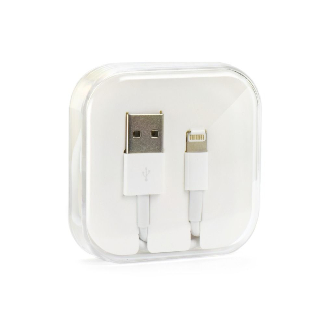 Kabel USB A na Lightning 1 A HD4 BOX, 1 m, bílý