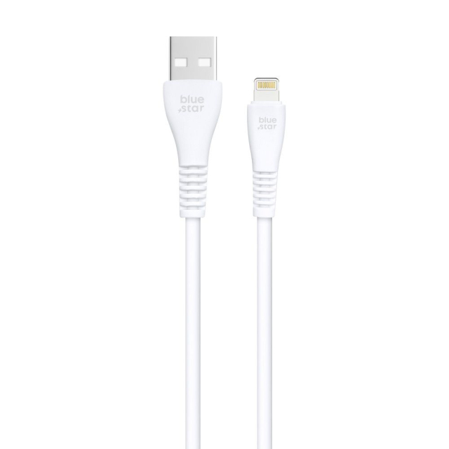 Kabel USB A na Lightning Blue Star 2 A, 12 W, 1 m, PJ-DG5-A, bílý