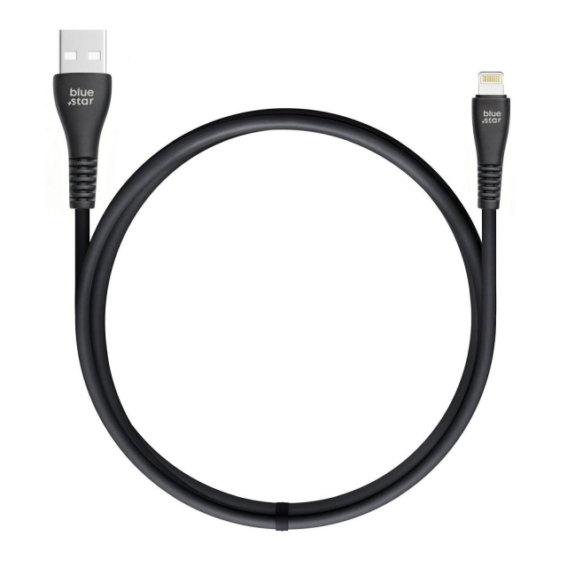 Kabel USB A na Lightning Blue Star 2 A, 12 W, 1 m, PJ-DG5-A, černý