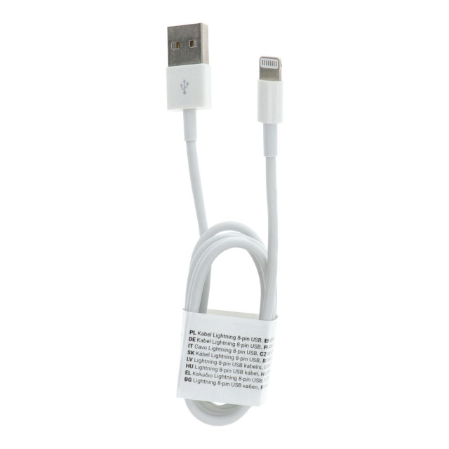 Kabel USB A na Lightning C601, 1 m, bílý
