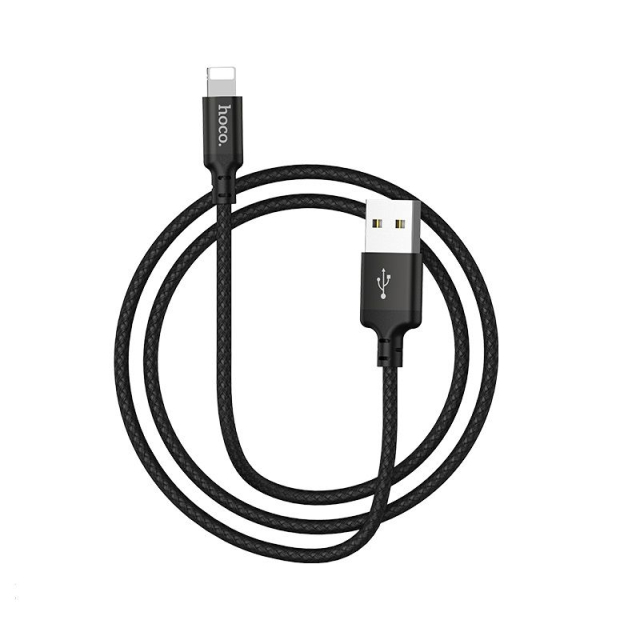 Kabel USB A na Lightning Hoco, 1 m, X14, černý