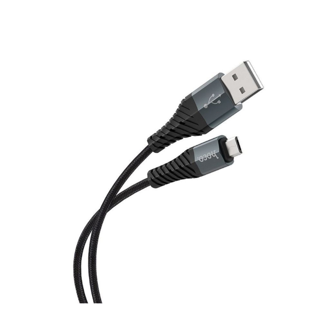 Kabel USB A na Lightning Hoco 2,4 A, 1 m, X38, černý