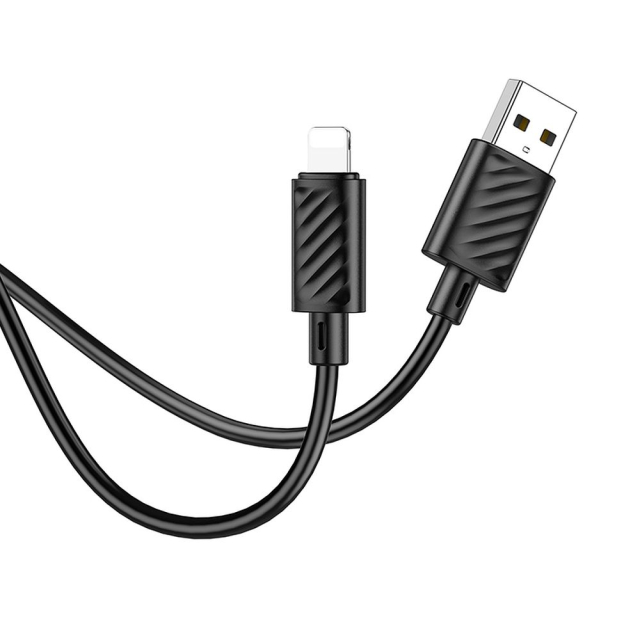 Kabel USB A na Lightning Hoco 2,4 A, 1 m, X88, černý