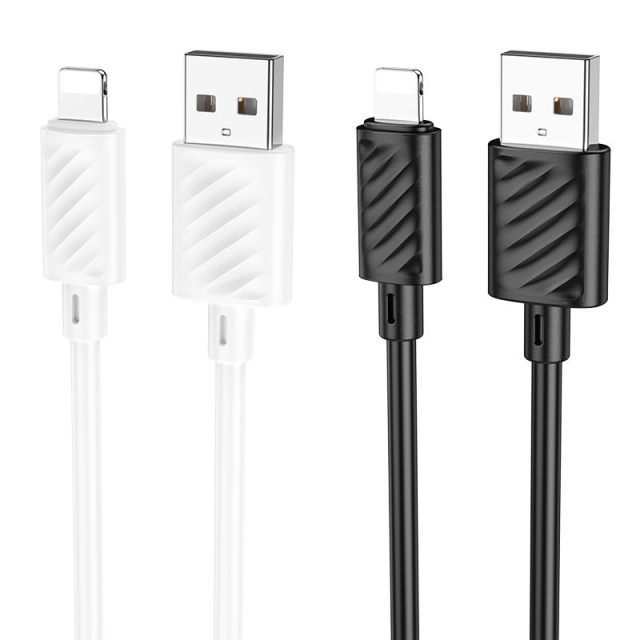 Kabel USB A na Lightning Hoco 2,4 A, 2 m, X88, černý