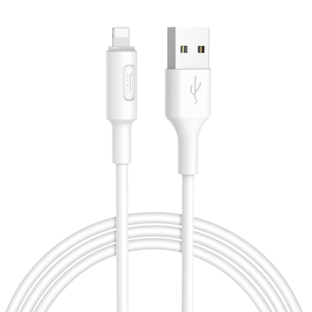 Kabel USB A na Lightning Hoco 2A, 1 m, X25, bílý