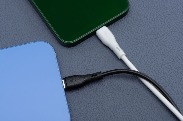 Kabel USB A na Micro USB Blue Star 2A ECO 1 m PJ68-23-2 černý