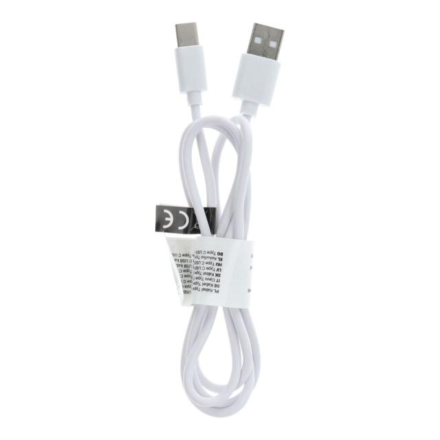 Kabel USB A na Type-C 2.0 C366 (délka konektoru: 8 mm) 1 m, bílý