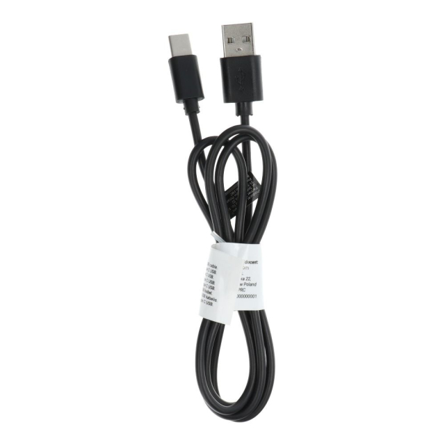 Kabel USB A na Type-C 2.0 C366 (délka konektoru: 8 mm) 1 m, černý
