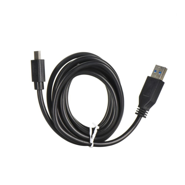 Kabel USB A na Type-C 3.0 2A HD2, 2 m, černý