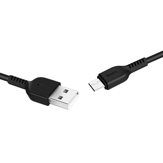 Kabel USB A na USB C Hoco 2,4 A, 3 m, X20, černý