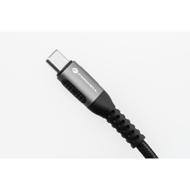 Kabel USB-C na Lightning Forcell F-Energy PD 3A 27 W Cafule 3 m C259 černý