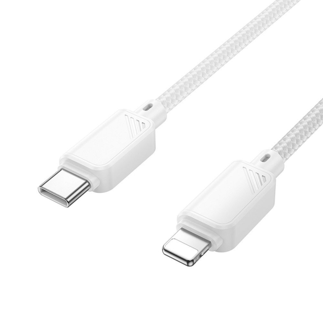 Kabel USB-C na Lightning Hoco PD 27 W, 1 m, X113, bílý