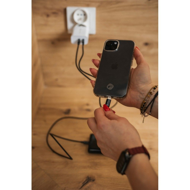 Kabel USB-C na USB-C Forcell F-Energy QC4.0 PD 3 A 60 W 1 m C338 černý