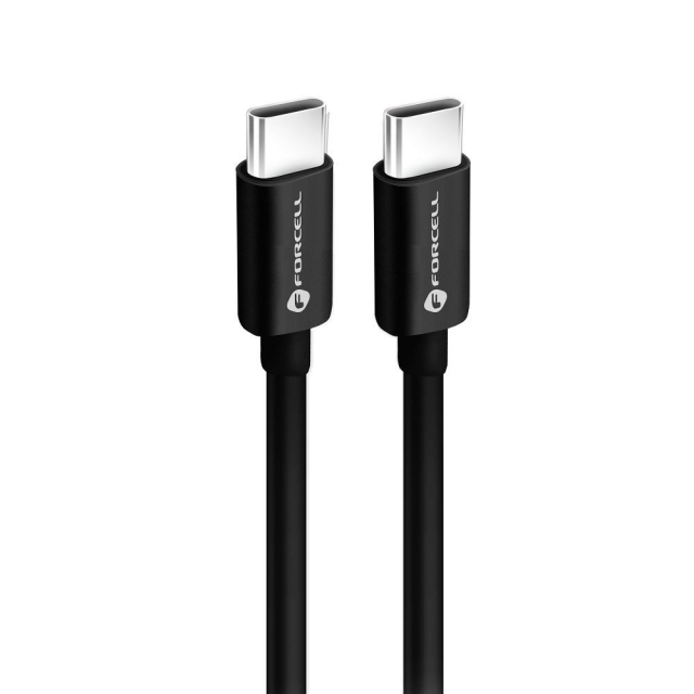Kabel USB-C na USB-C Forcell F-Energy QC4.0 PD 3 A 60 W 3 m C338 černý