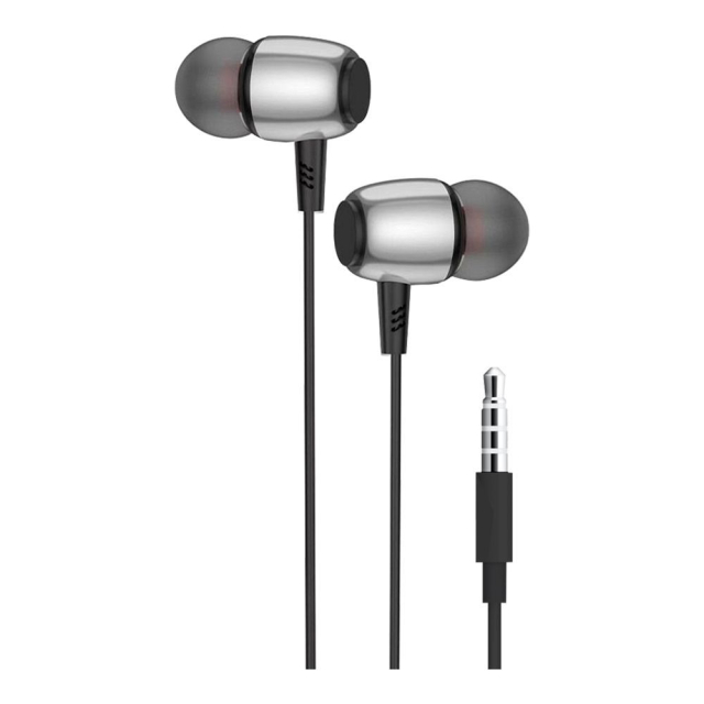 Kabelová sluchátka s konektorem 3,5 mm Blue Star M09, 1,2 m, černá