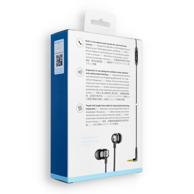 Kabelová sluchátka s konektorem 3,5 mm Sennheiser CX 300S, černá