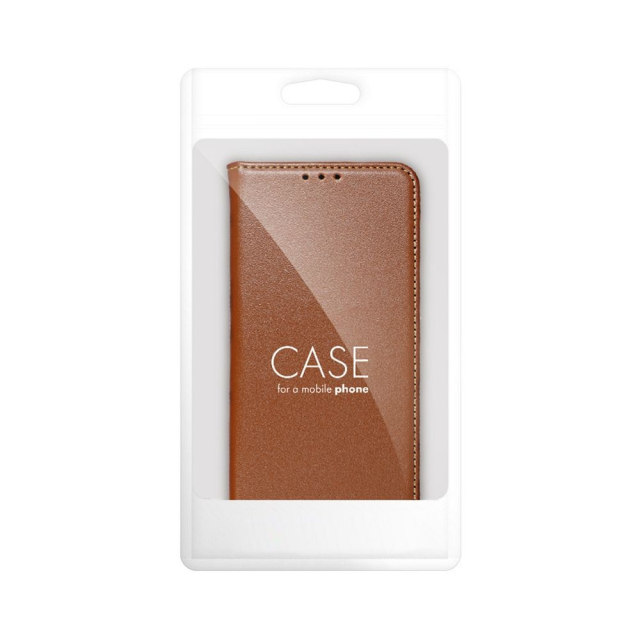 Kufřík typu flip pro iPhone 17 PRO / 18 PRO Smart Pro Book, kožený, hnědý