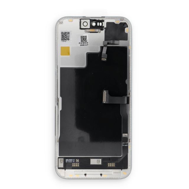 LCD displej FixCell pro iPhone 15 Pro Soft OLED, ohebný kabel se senzorem přiblížení a osvětlení (stav: použitý)