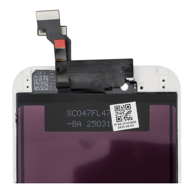 LCD displej FixCell pro iPhone 6G, bílý (s vysokým jasem)