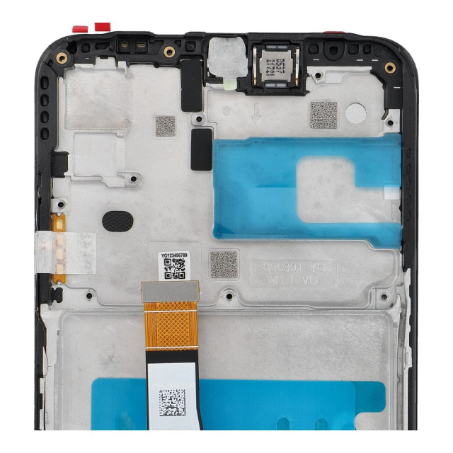 LCD displej FixCell pro SAMSUNG A22 5G (OEM) s celým rámečkem