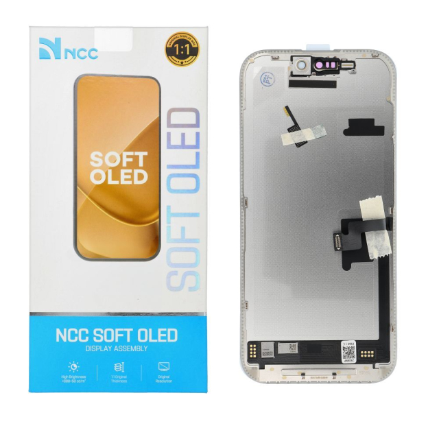 LCD displej NCC pro iPhone 16 Pro, 120 Hz, Soft OLED (podpora výměny integrovaného obvodu)